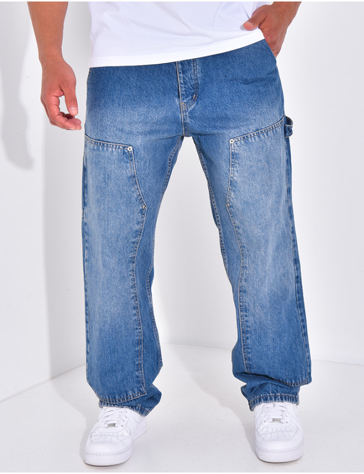 Jeans cargo à poches