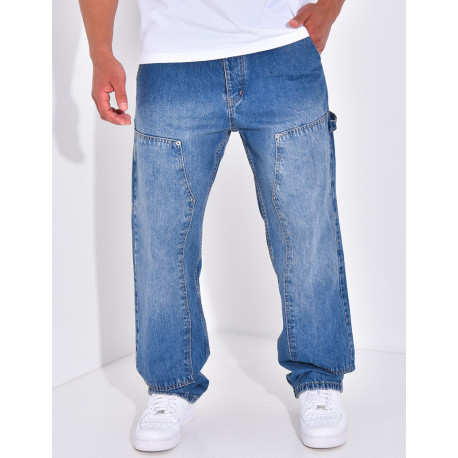 Jeans cargo à poches