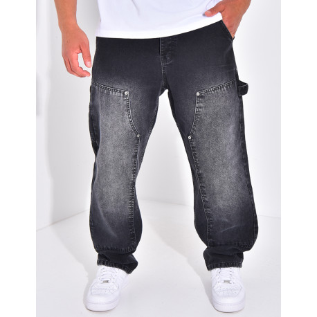 Jeans cargo à poches