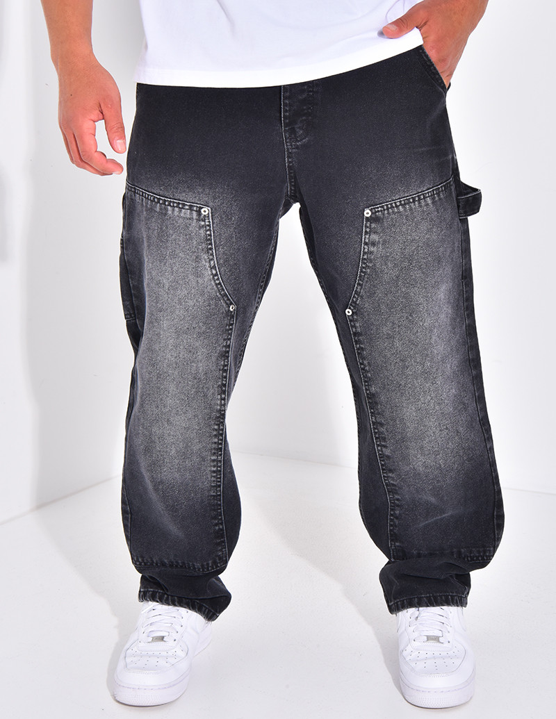 Jeans cargo à poches