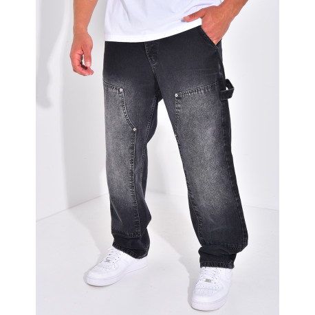 Jeans cargo à poches