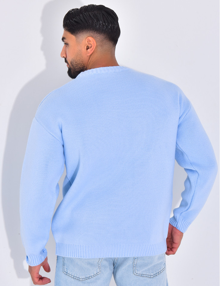 Pull épais uni