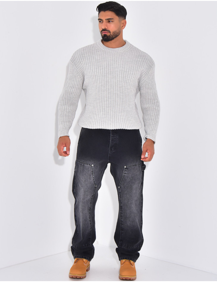 Pull épais uni
