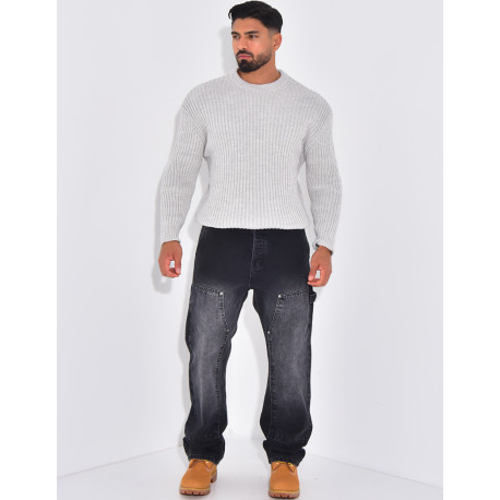 Pull épais uni