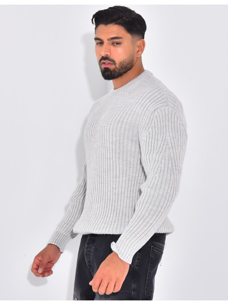 Pull épais uni