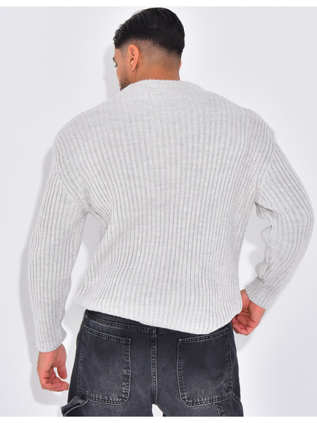 Pull épais uni