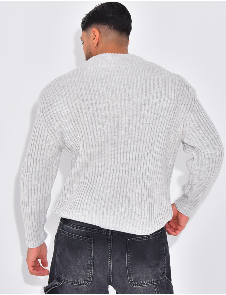 Pull épais uni