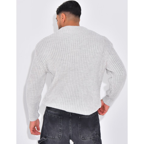 Pull épais uni