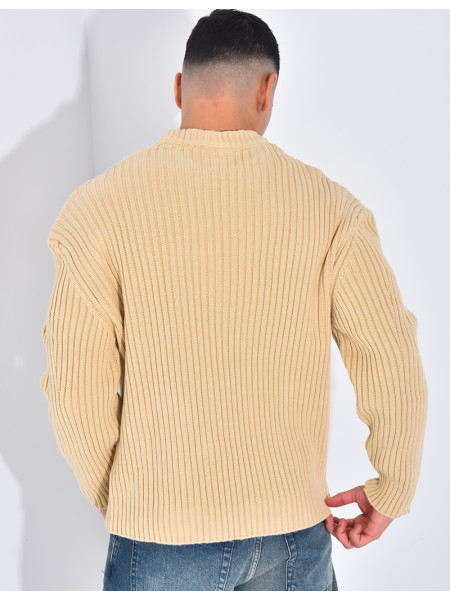 Pull épais uni