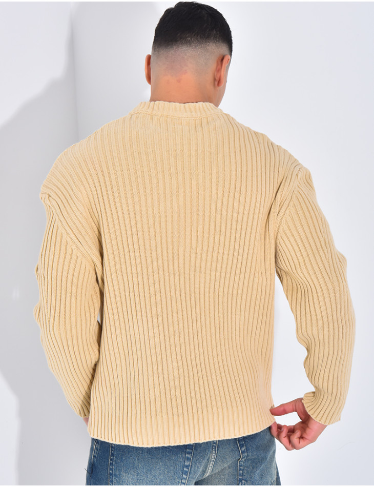 Pull épais uni