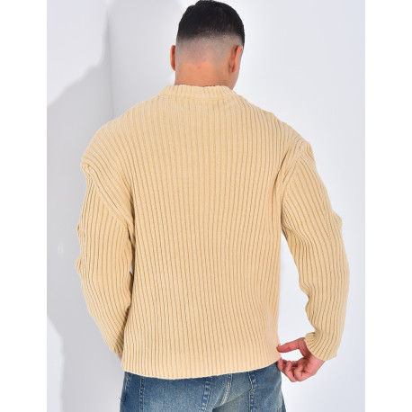 Pull épais uni