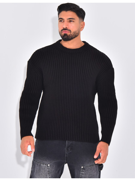 Pull épais uni