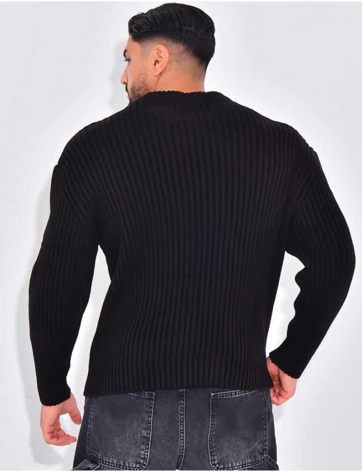 Pull épais uni