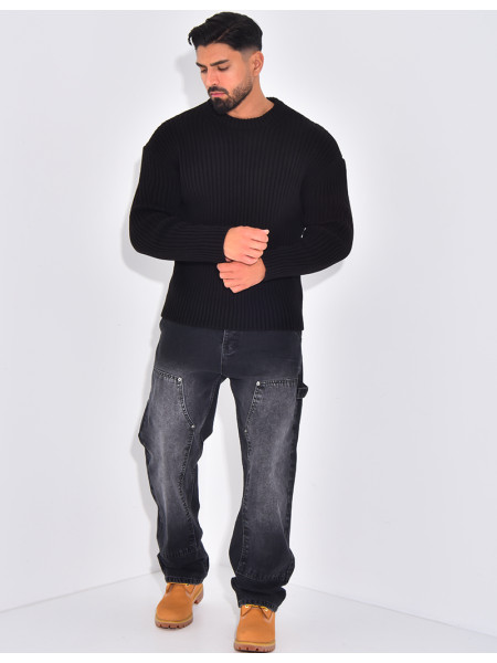 Pull épais uni