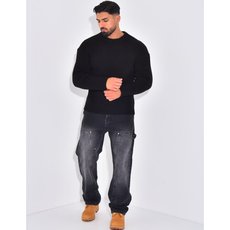 Pull épais uni