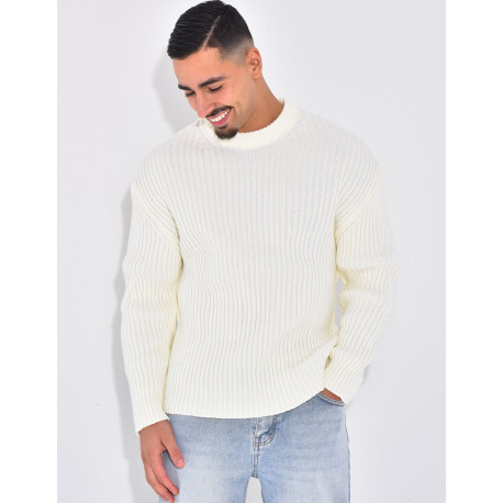 Pull épais uni
