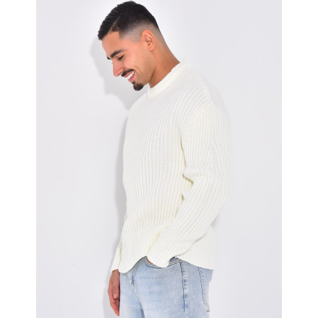 Pull épais uni