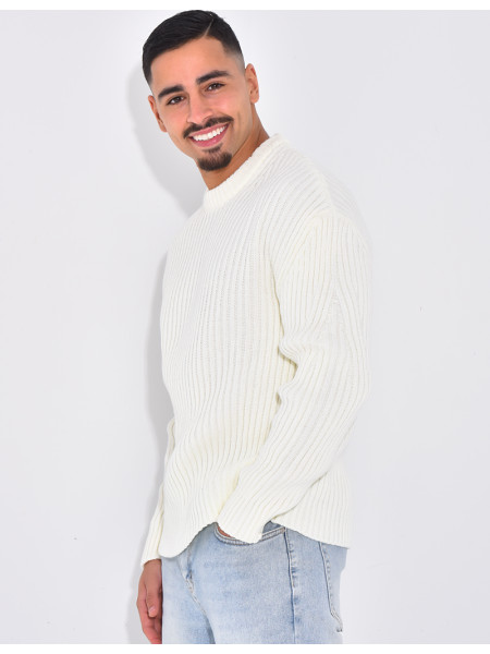Pull épais uni