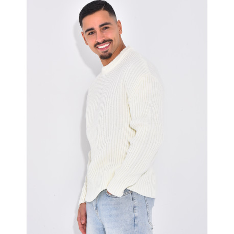 Pull épais uni