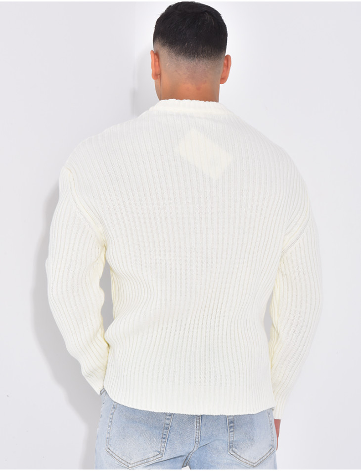Pull épais uni