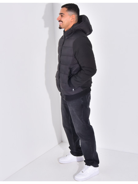 Doudoune matelassée à l'avant