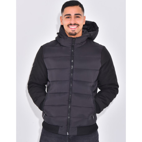 Doudoune matelassée à l'avant