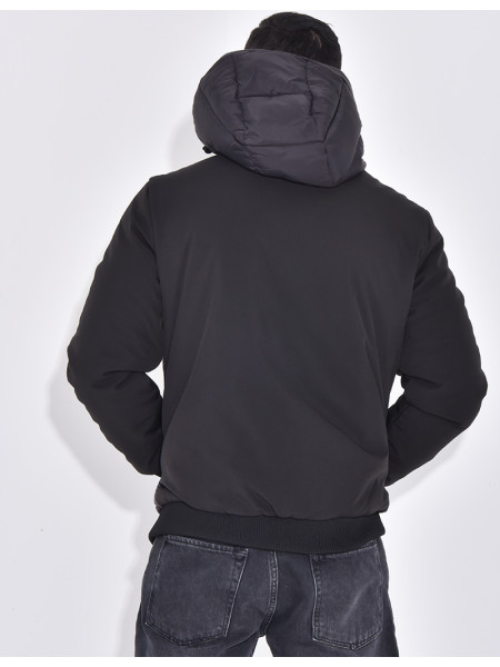 Doudoune matelassée à l'avant