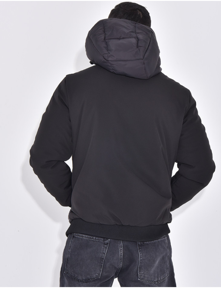 Doudoune matelassée à l'avant