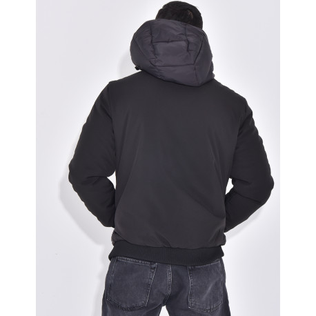 Doudoune matelassée à l'avant