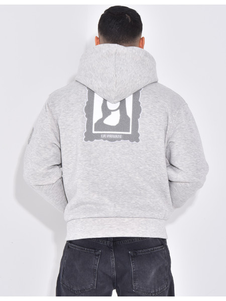 Veste à capuche avec arc de triomphe