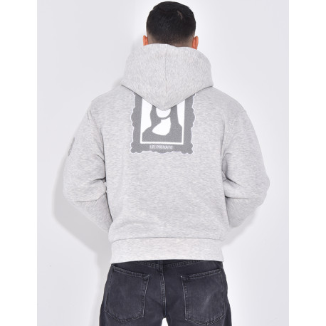 Veste à capuche avec arc de triomphe