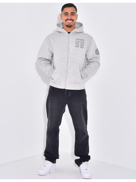 Veste à capuche avec arc de triomphe