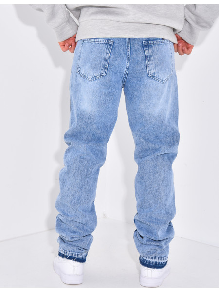 Jeans à fleurs