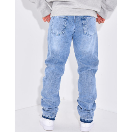 Jeans à fleurs