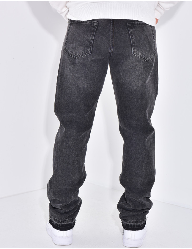 Jeans à fleurs
