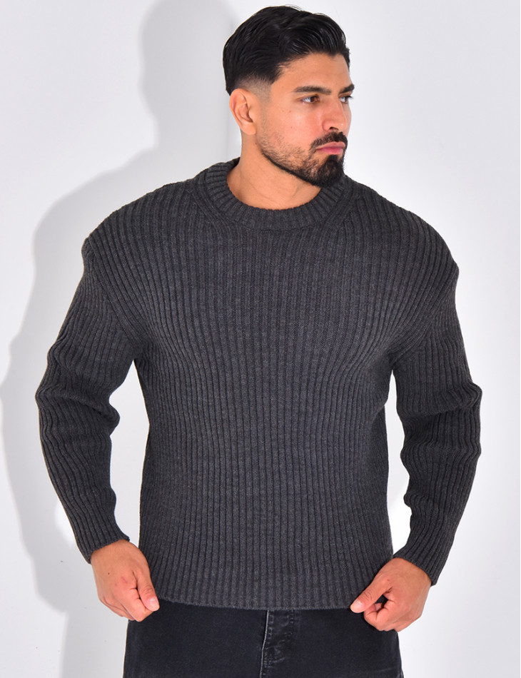 Pull épais uni