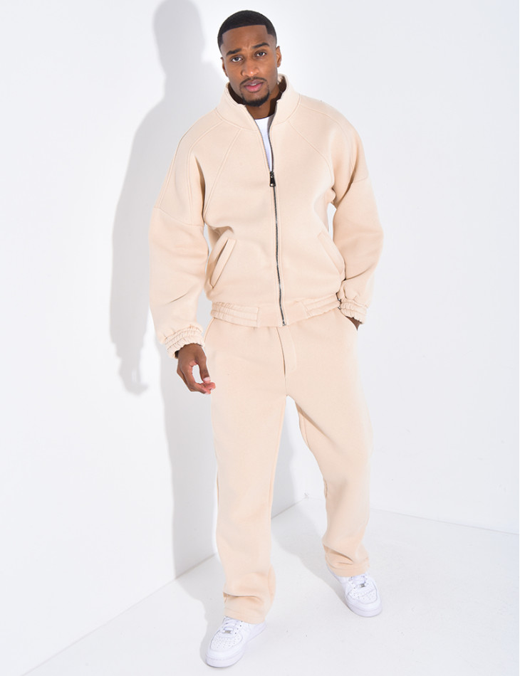 Ensemble de jogging pantalon et veste zippée