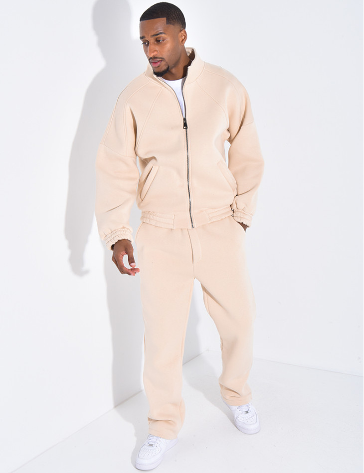 Ensemble de jogging pantalon et veste zippée
