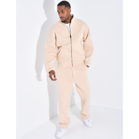Ensemble de jogging pantalon et veste zippée