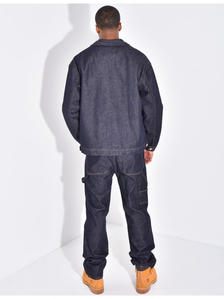 Ensemble en jeans à motifs pantalon et veste