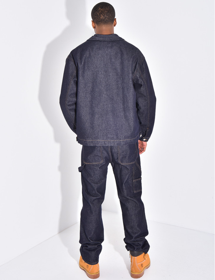 Ensemble en jeans à motifs pantalon et veste