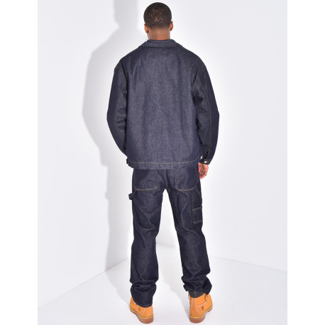 Ensemble en jeans à motifs pantalon et veste