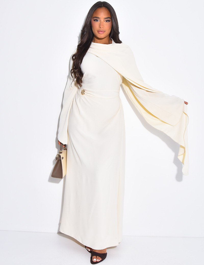 Robe longue et fluide à...