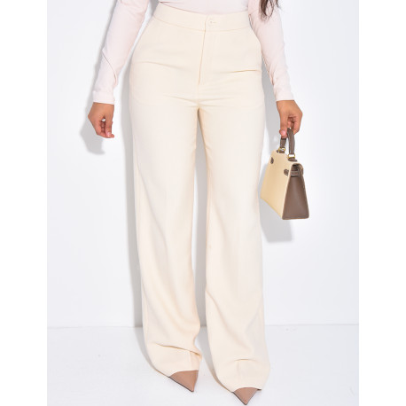Pantalon de tailleur à pince