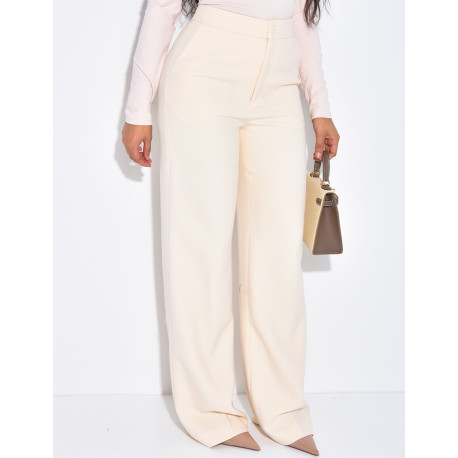 Pantalon de tailleur à pince