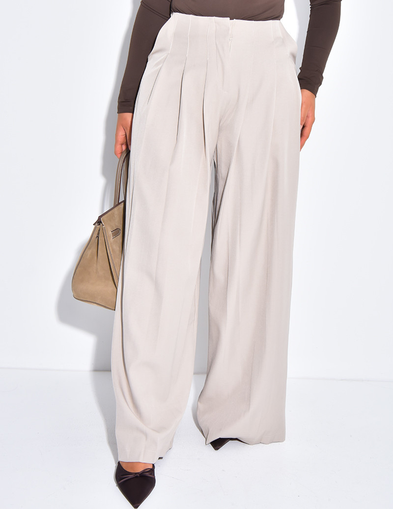 Pantalon coupe droite...