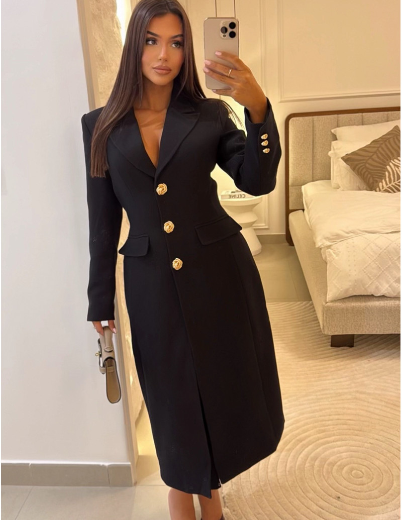 Stark taillierter Mantel...