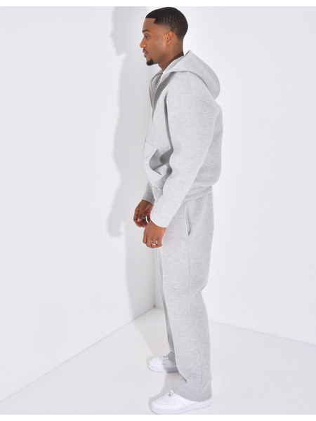 Ensemble pantalon et veste à capuche avec coeur