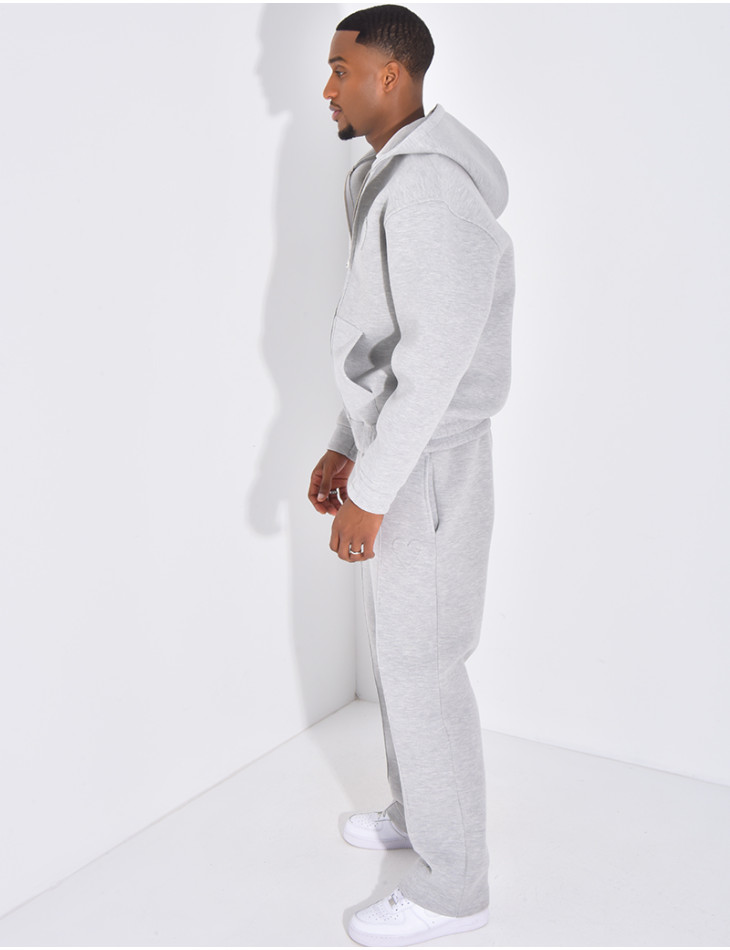 Ensemble pantalon et veste à capuche avec coeur