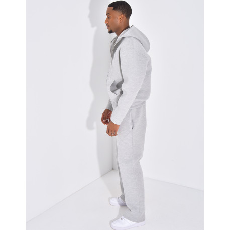 Ensemble pantalon et veste à capuche avec coeur